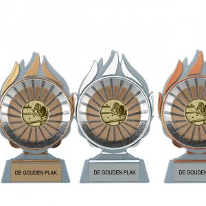 Standaard met biljart afbeelding.