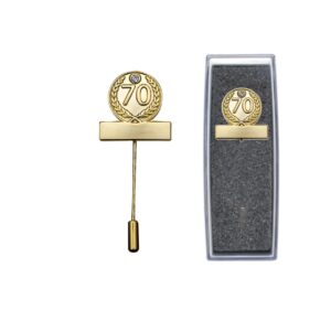 70 jaar jubileumspeldje.