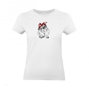 Dames/Heren  T-shirt met Lady Buldog