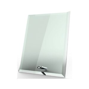 Glas standaard met laser gravuren