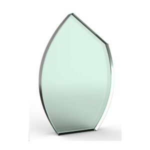 Glas standaard met full color bedrukking/ laser gravure