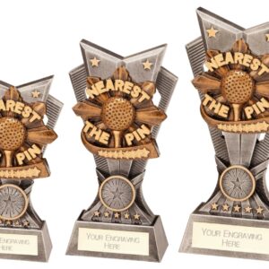 Nearest the pin golf trofee